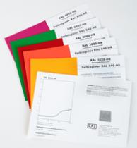 RAL 840-HR Single Card Semi matt CLASSIC Colour Sample 